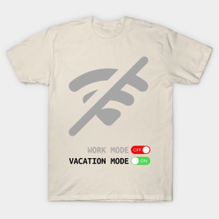 The design represents the perfect work-life balance !!! - Light Colors T-Shirt